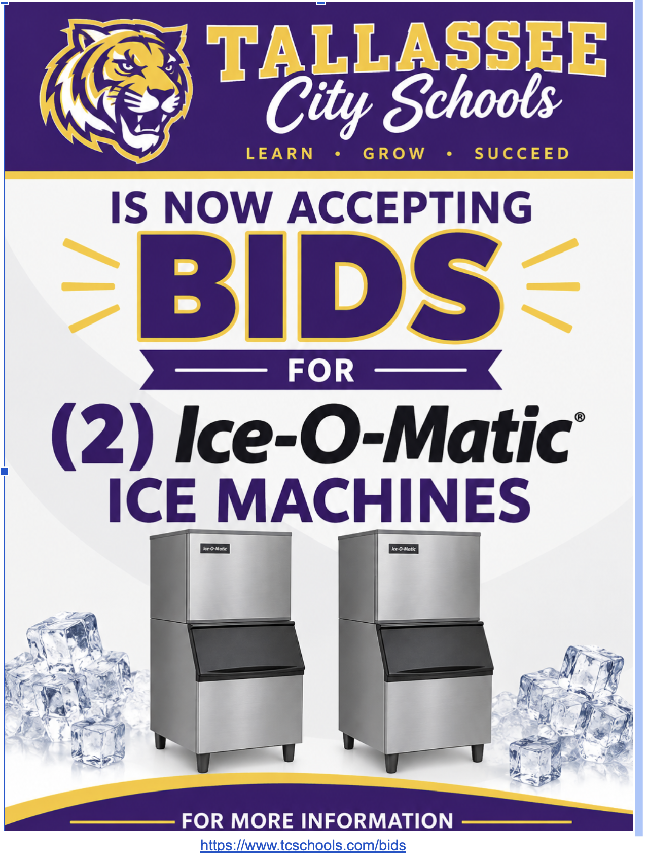 Bids for Ice Machines