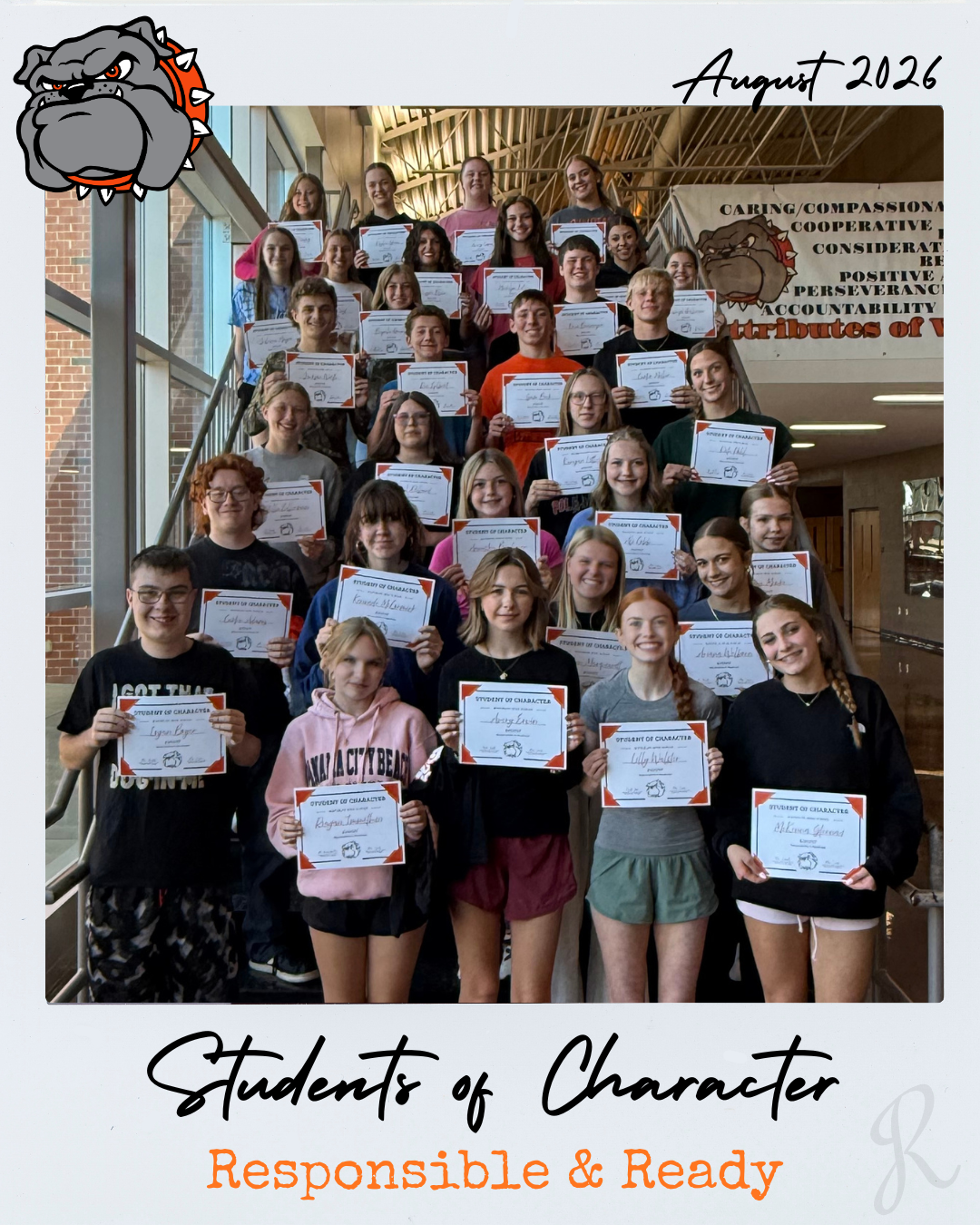 August Students of Character