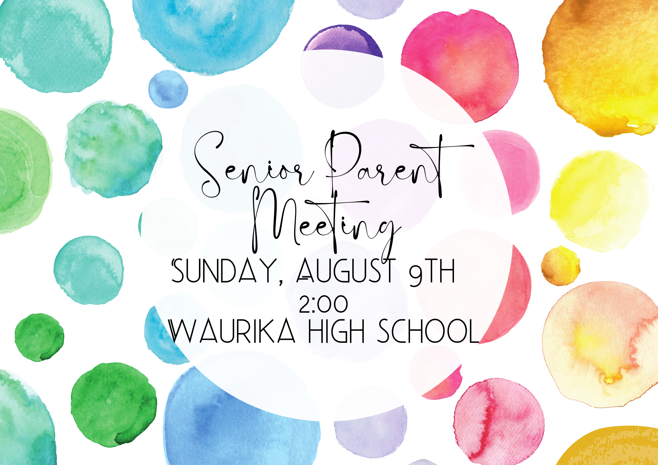 SENIOR MEETING