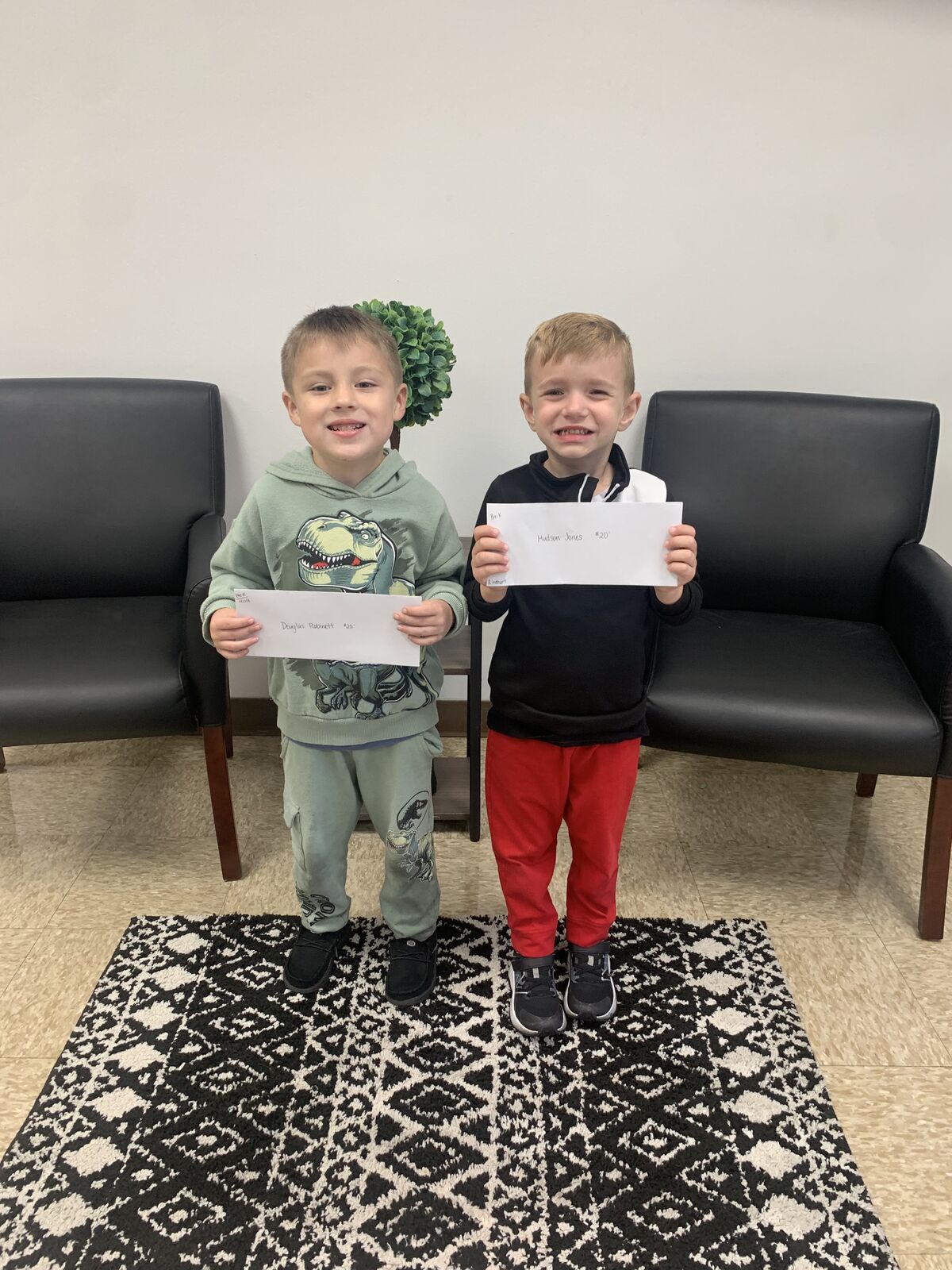 Top Preschool Sellers - Douglas Robinett, Hudson Jones, and Jack Pixley(NotPictured)