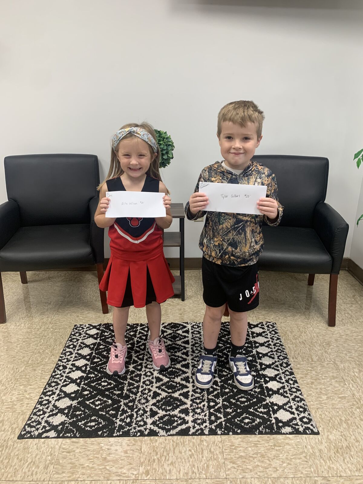 First Grade Top Sellers:  Alita Wilson, Tyler Gilbert, and Stella Bruce(Not Pictured)