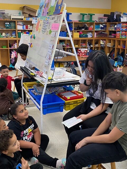 Cross-Campus Connections: 7th Grade Enrichment Taught Spanish to Kindergarten