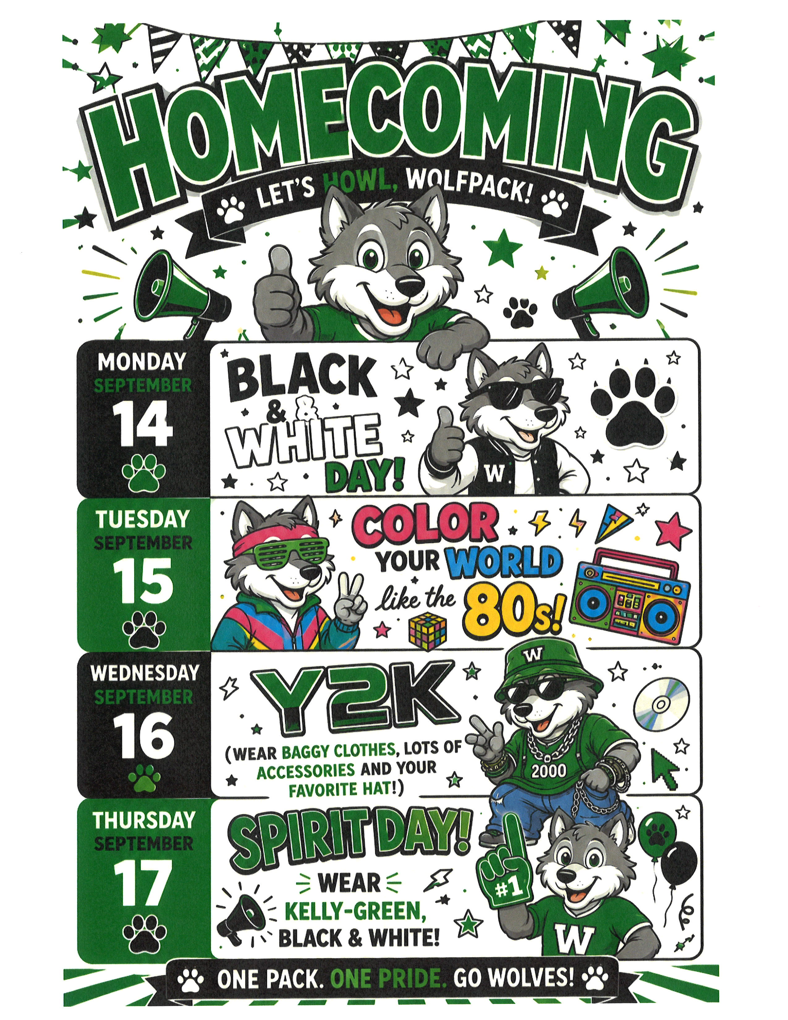 Homecoming Week coming soon! Sept 14th - 17th