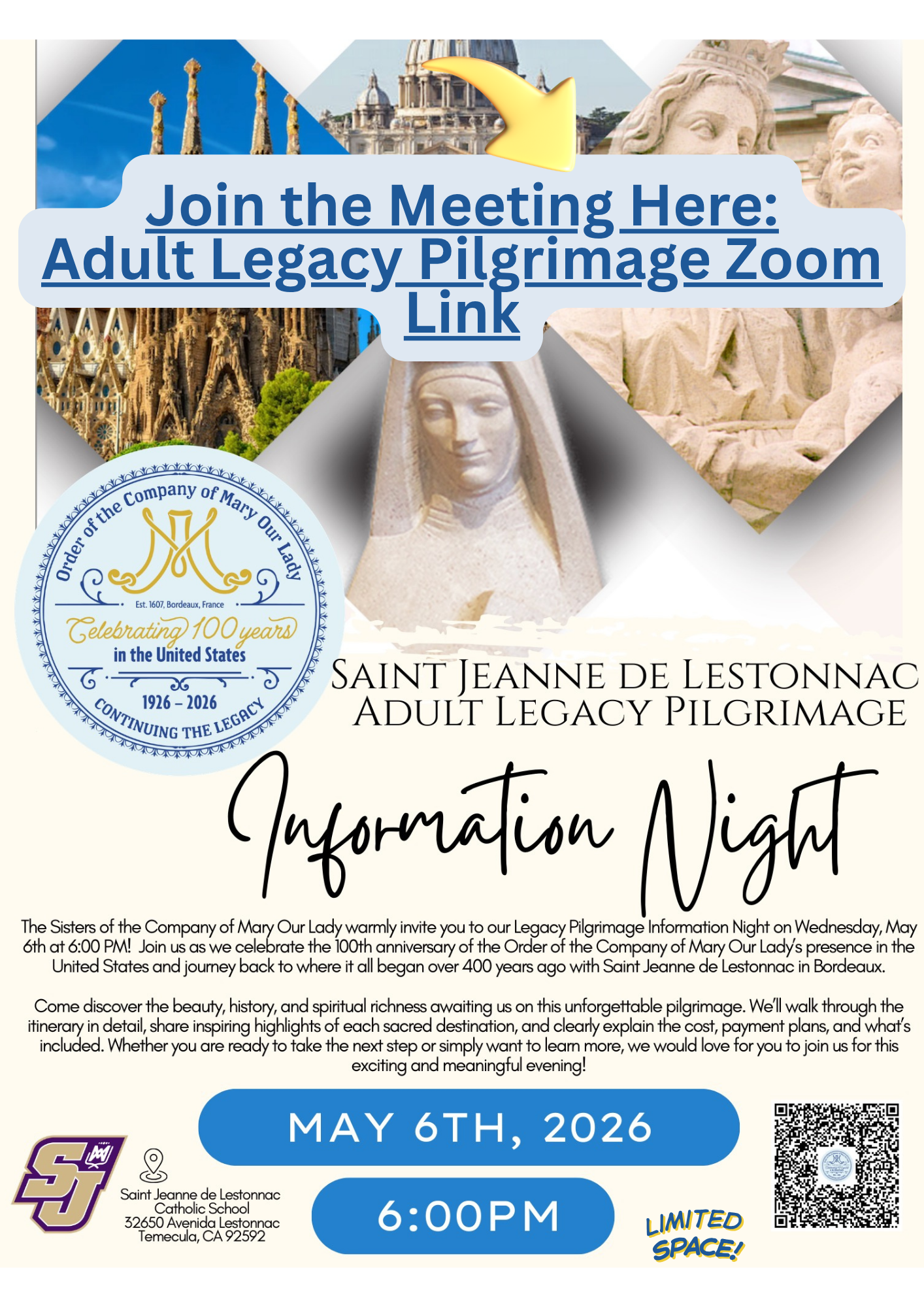 Adult Pilgrimage - Information Night