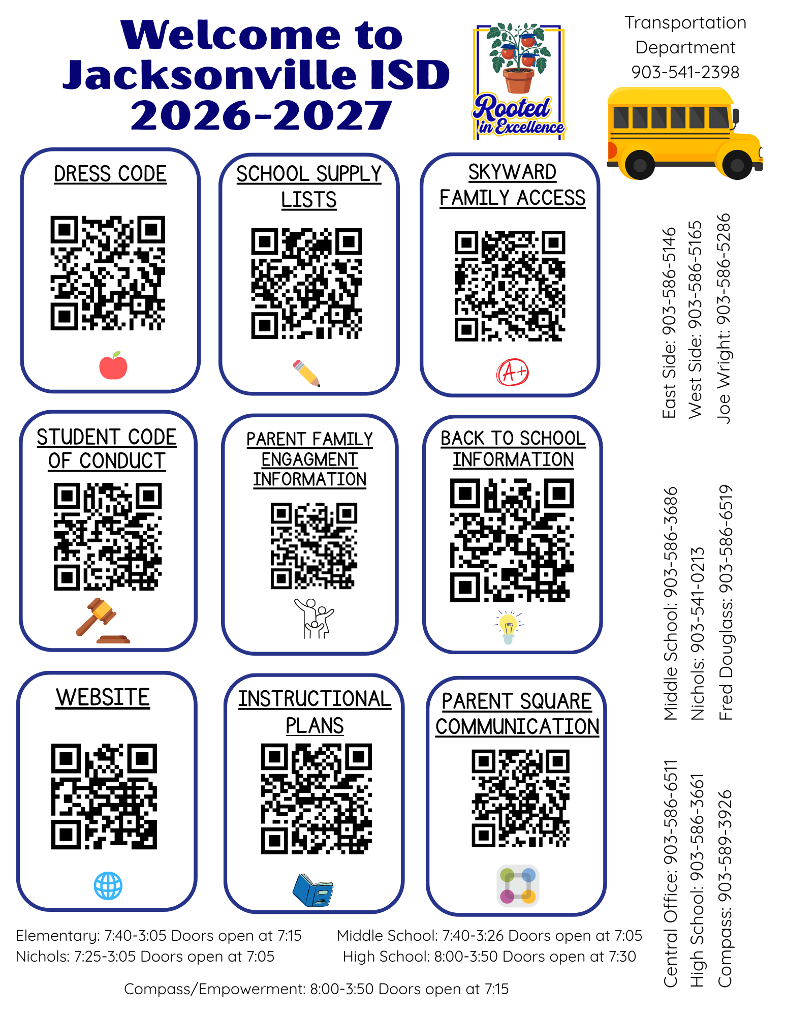 JISD Parent Information 26-27