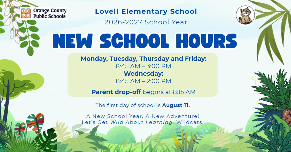 Important Update: Lovell's New School Hours ⏰🔔🏫
