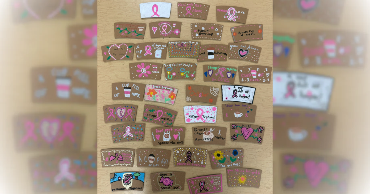 Port Jefferson Students Use Artistic Talents to Support Breast Cancer Awareness Month