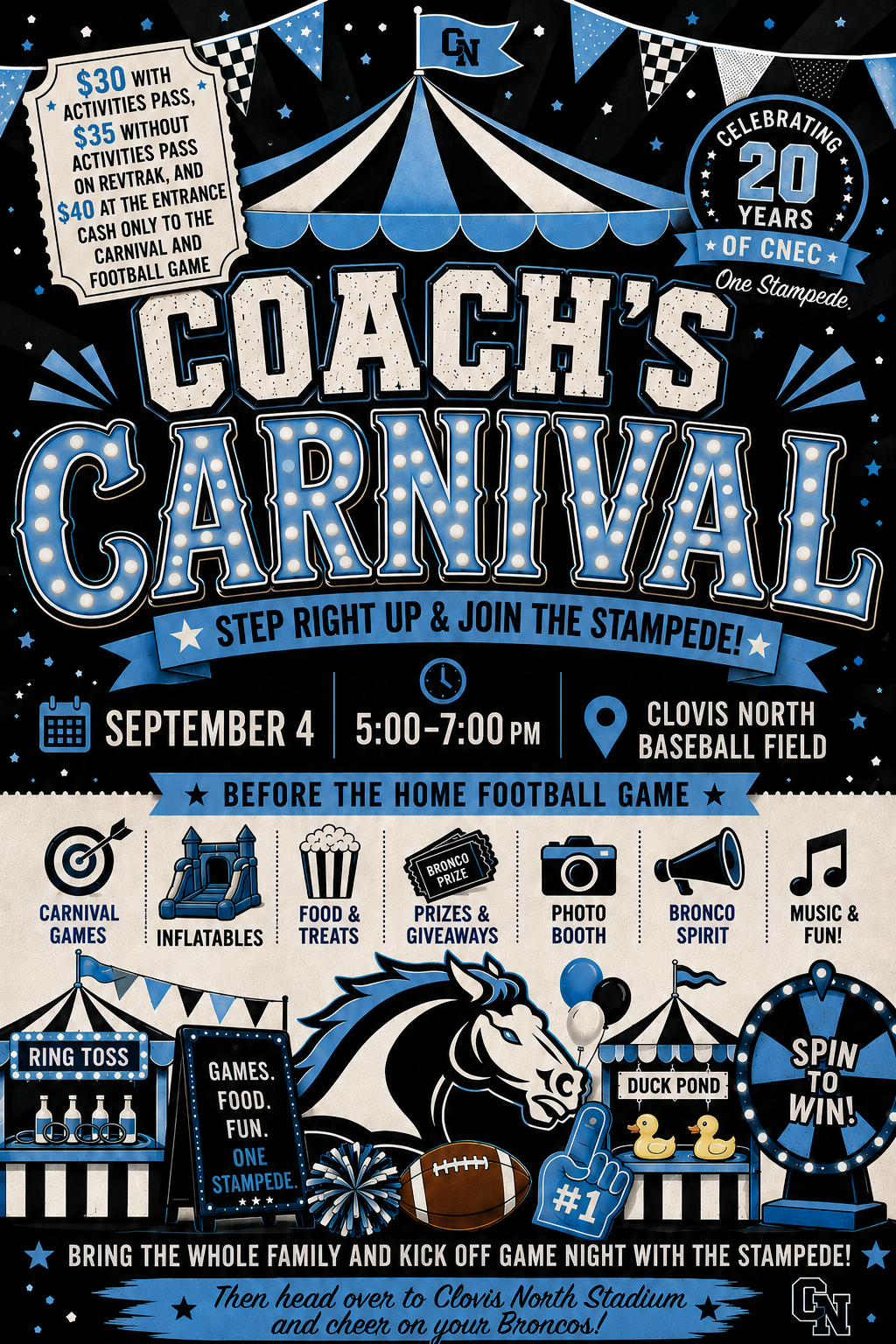 A CNEC First--COACH'S CARNIVAL!