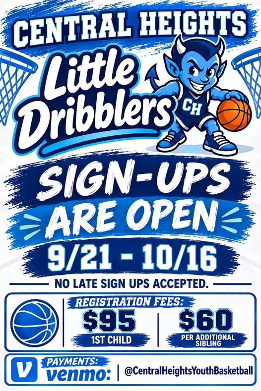Little Dribblers Sign Ups are OPEN NOW