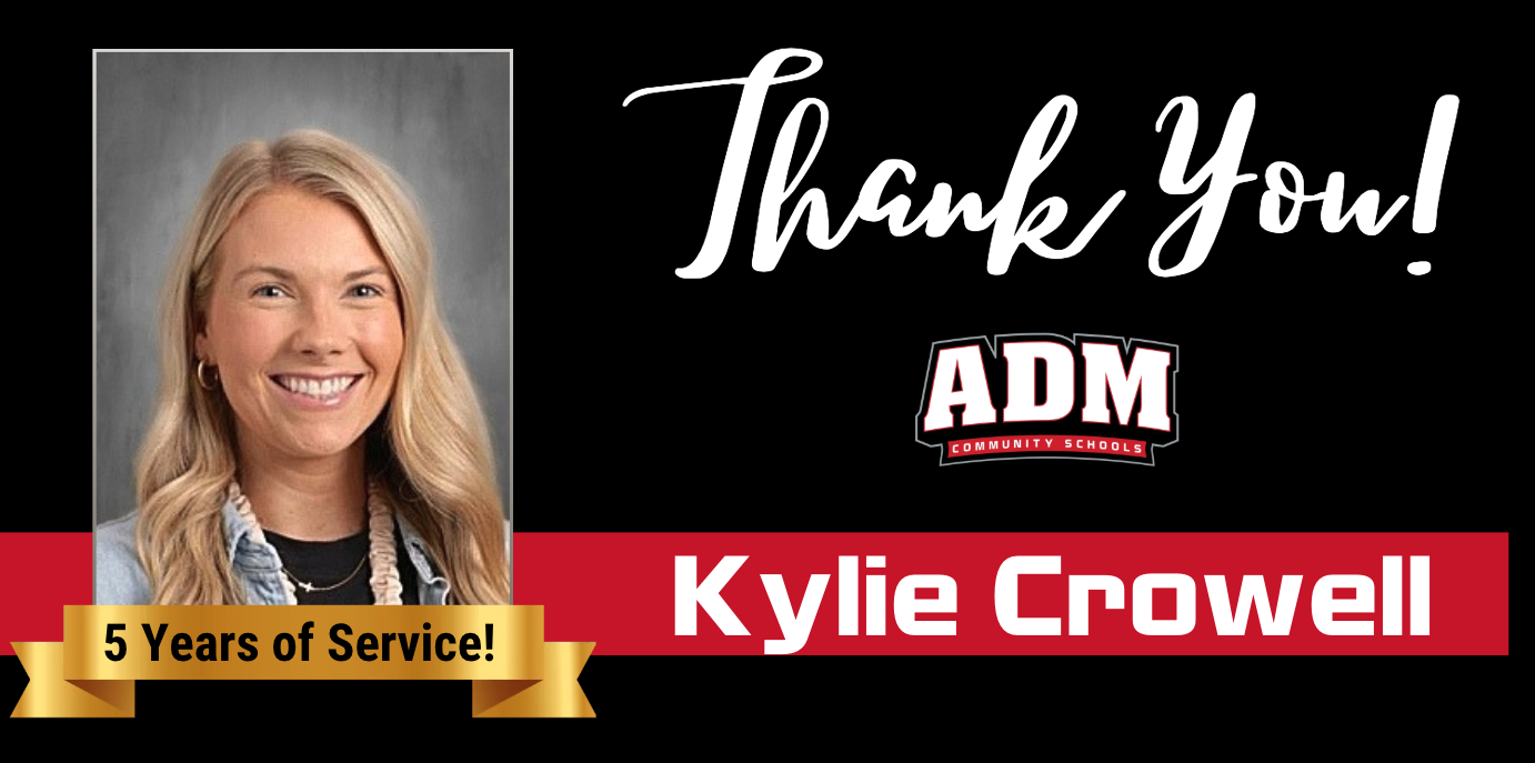 Kylie Crowell ~ 5 Years of Service!