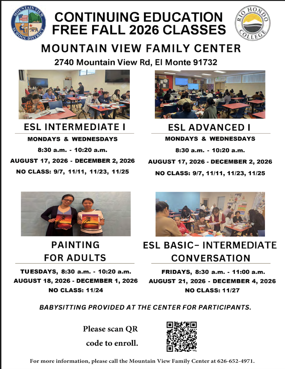 Rio Hondo Parent Classes