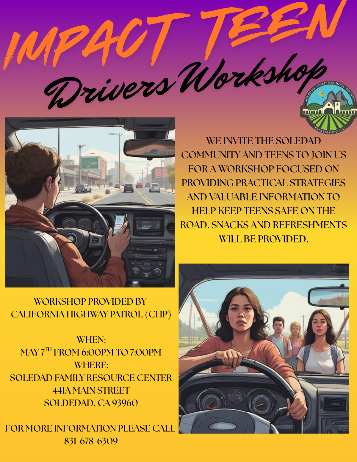 Impact Teen Drivers Workshop!