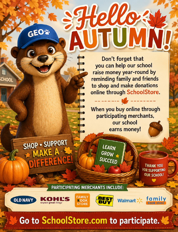 Don't forget to shop and support our school!