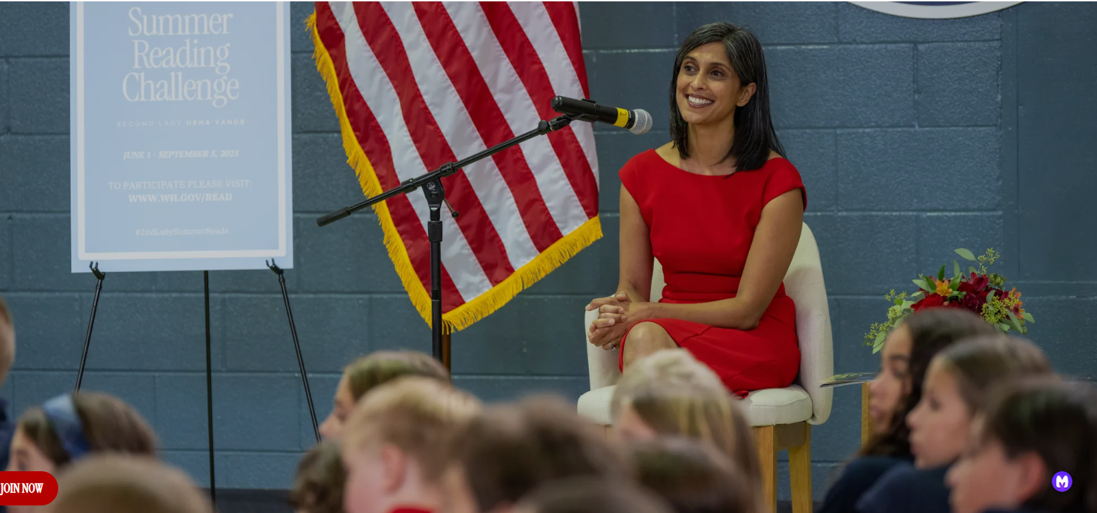 Summer Reading Challenge with Second Lady Usha Vance 