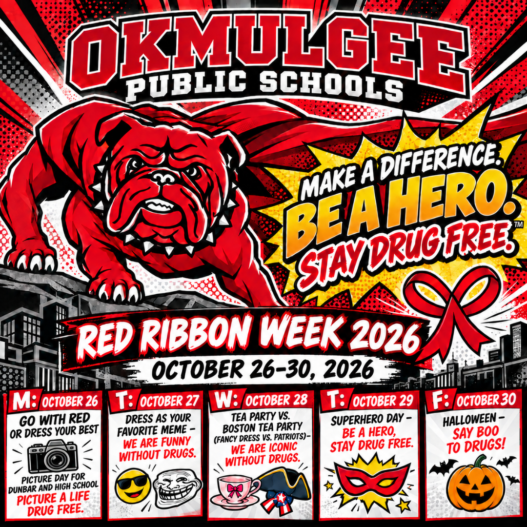 Red Ribbon Week is Coming!  October 26th - October 30th 