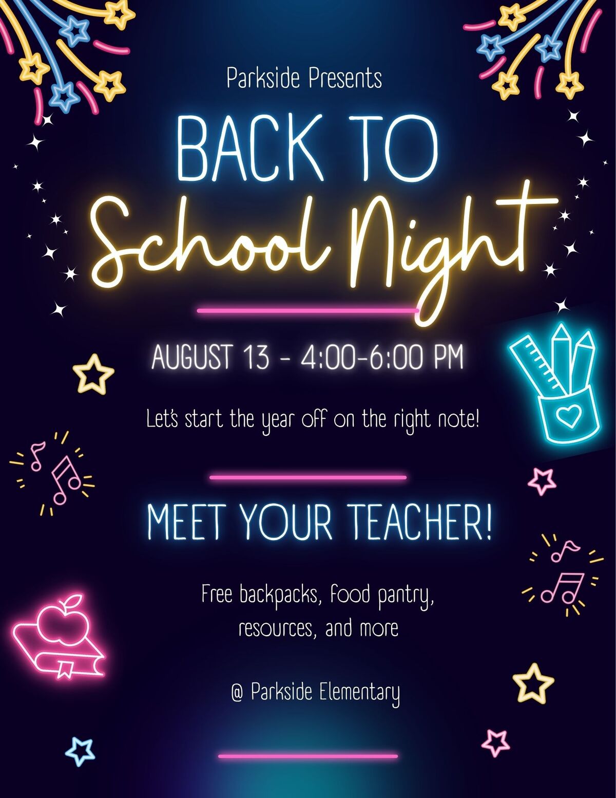 Welcome Back, Teachers, and Back to School Information