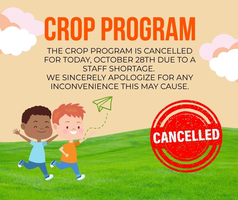 Attention - CROP Cancelled!