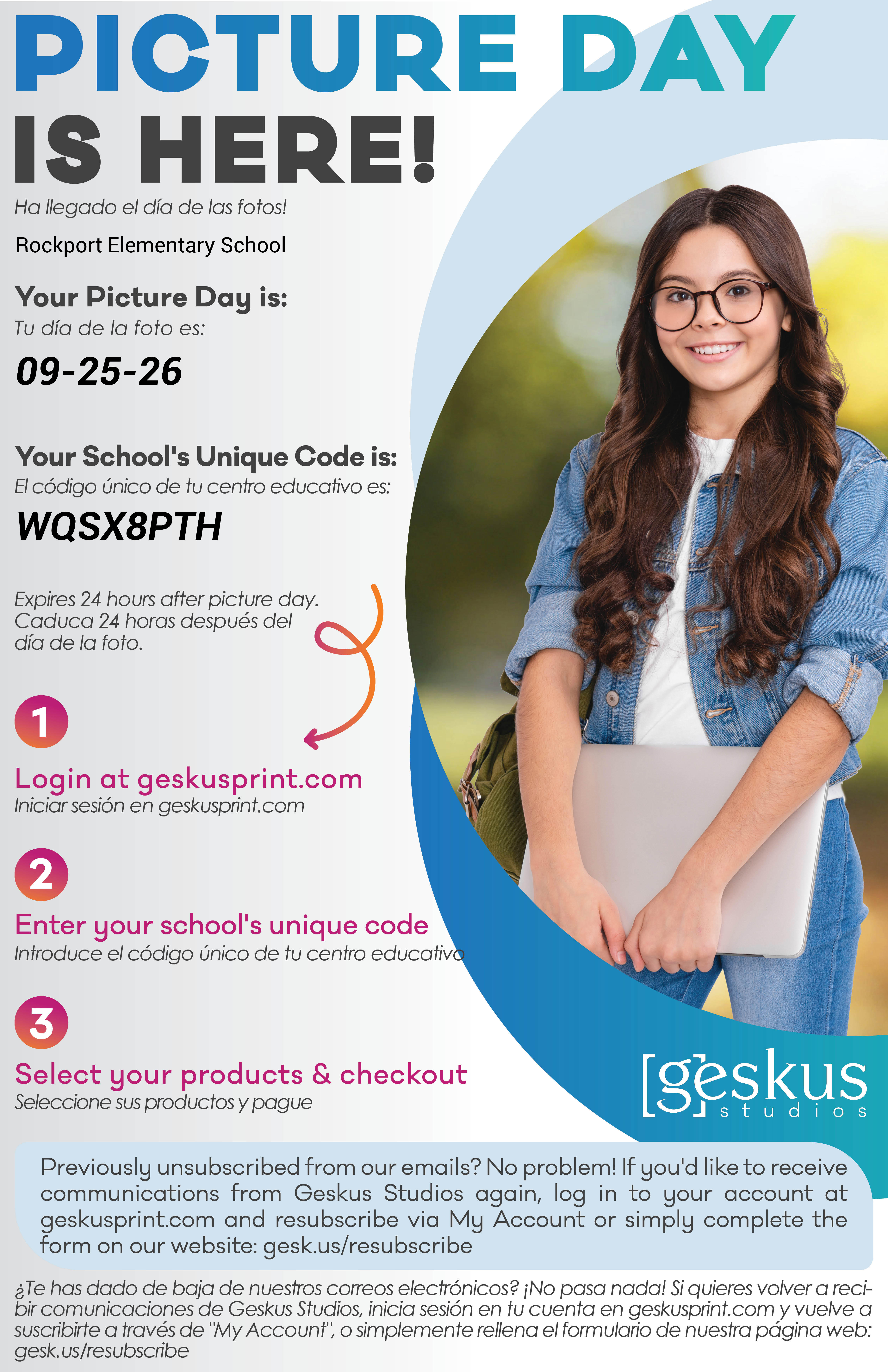 Picture Day Information