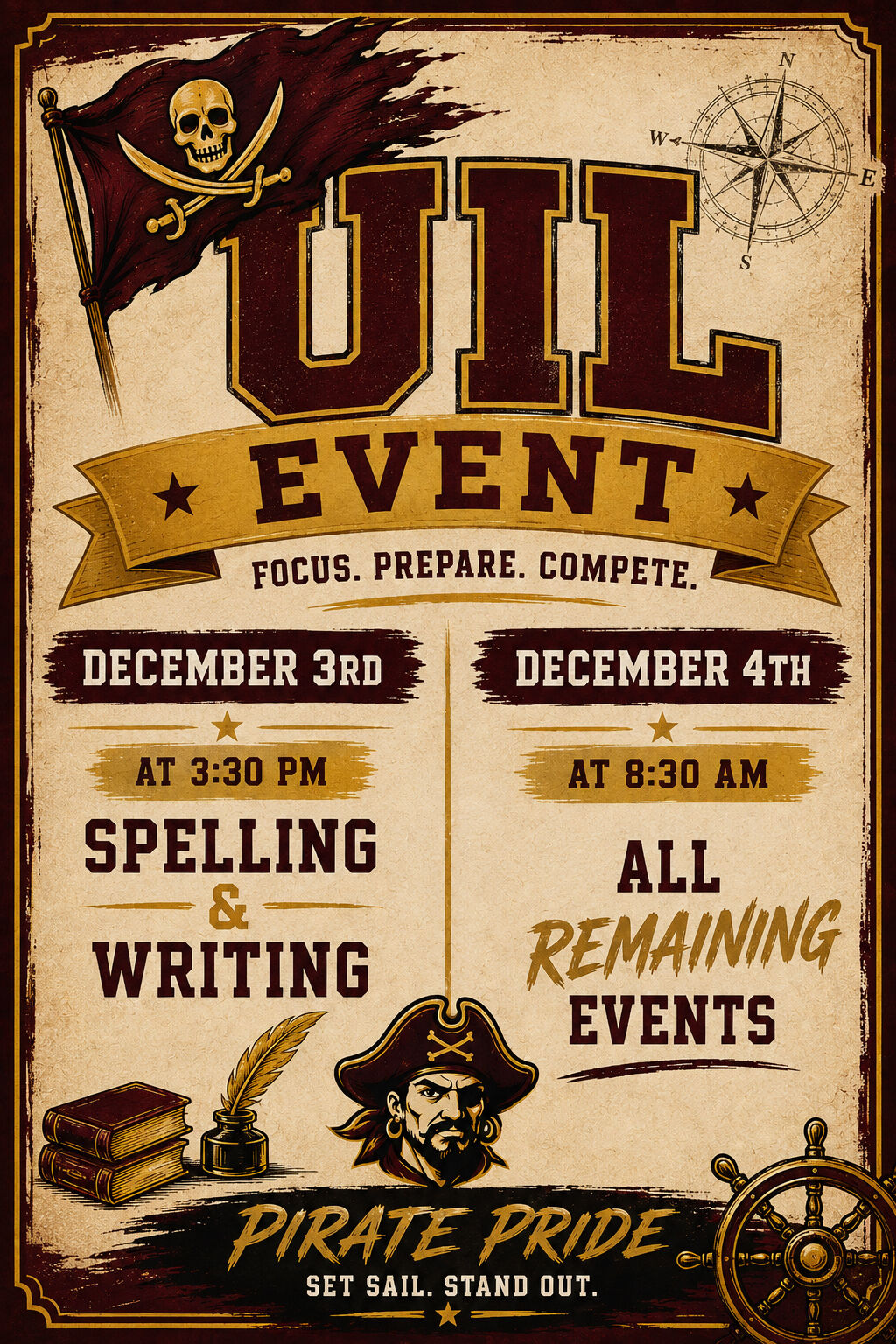 2026-2027 UIL Event Information