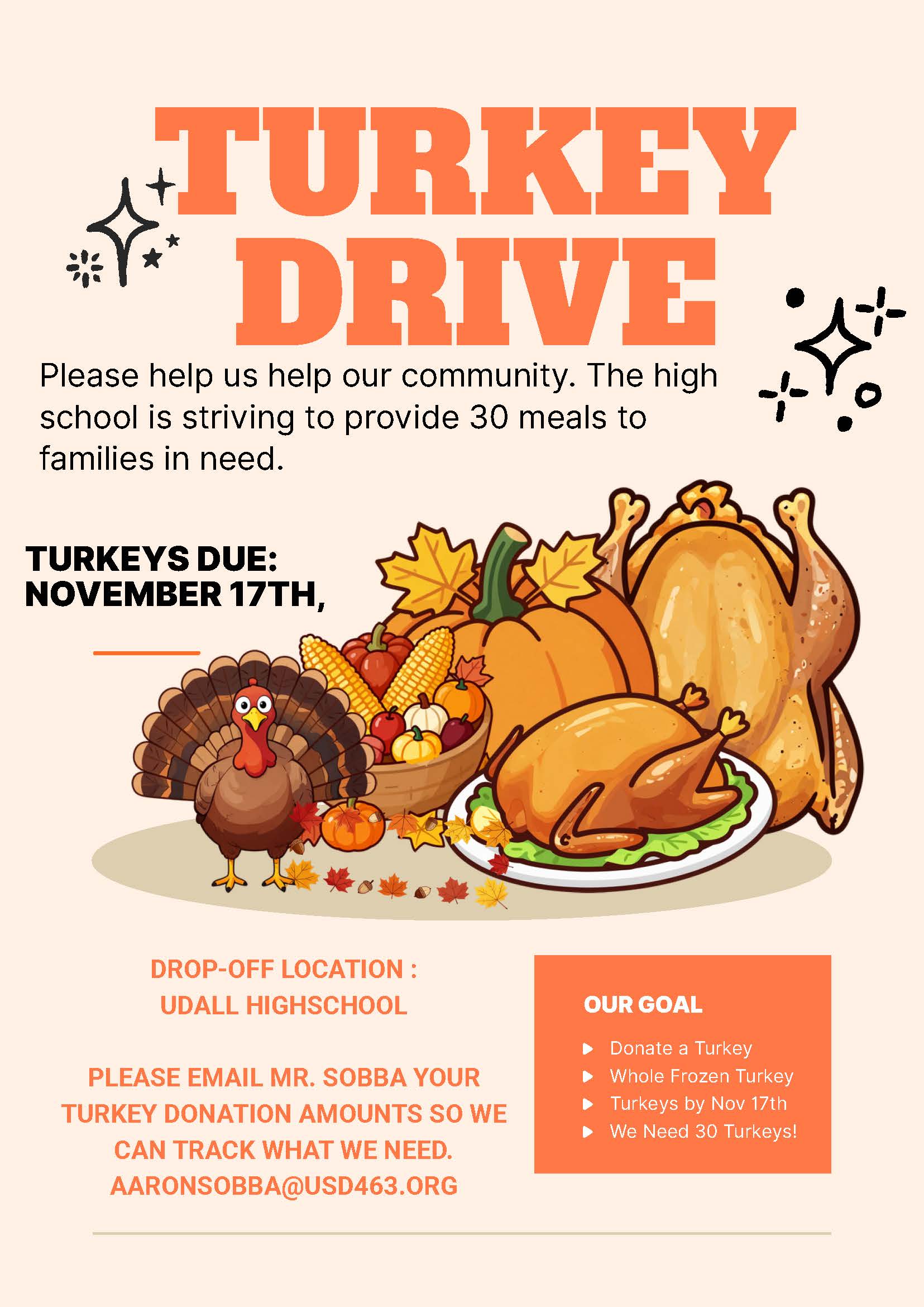 The Udall FFA is seeking donations by November 17, 2026.