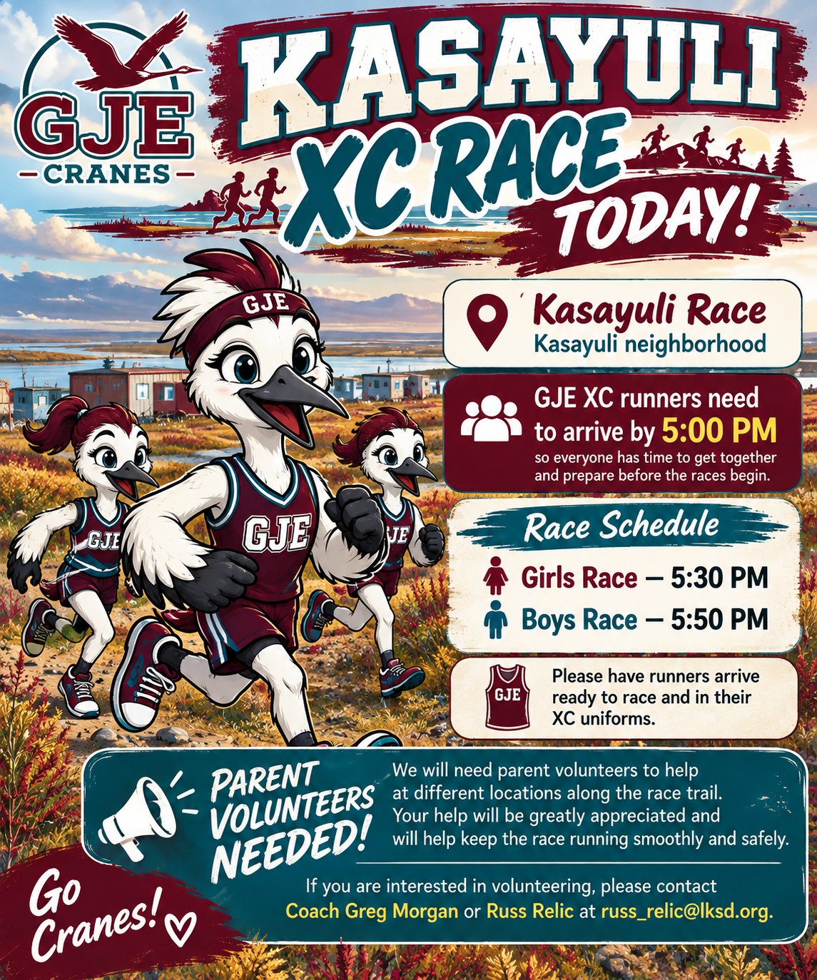 Kasayuli XC Race Today- September 25, 2026