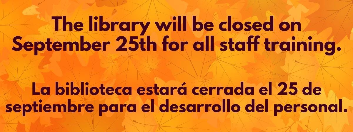WPL Closed tomorrow 9.25