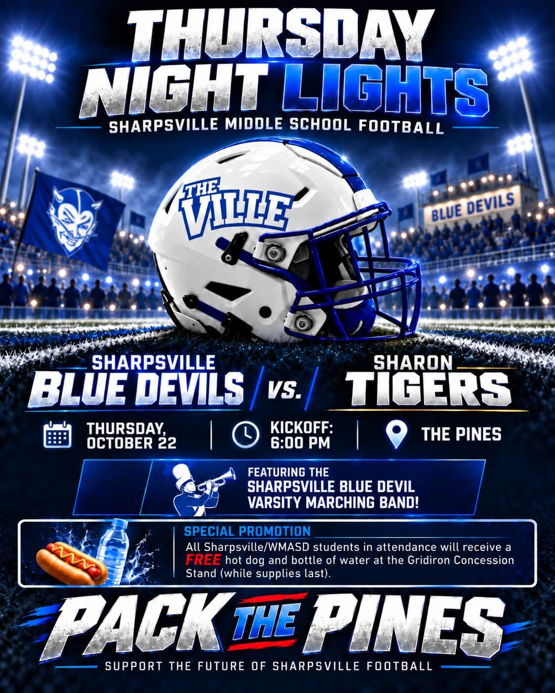 Thursday Night Lights & Championship Saturday @ The Pines!