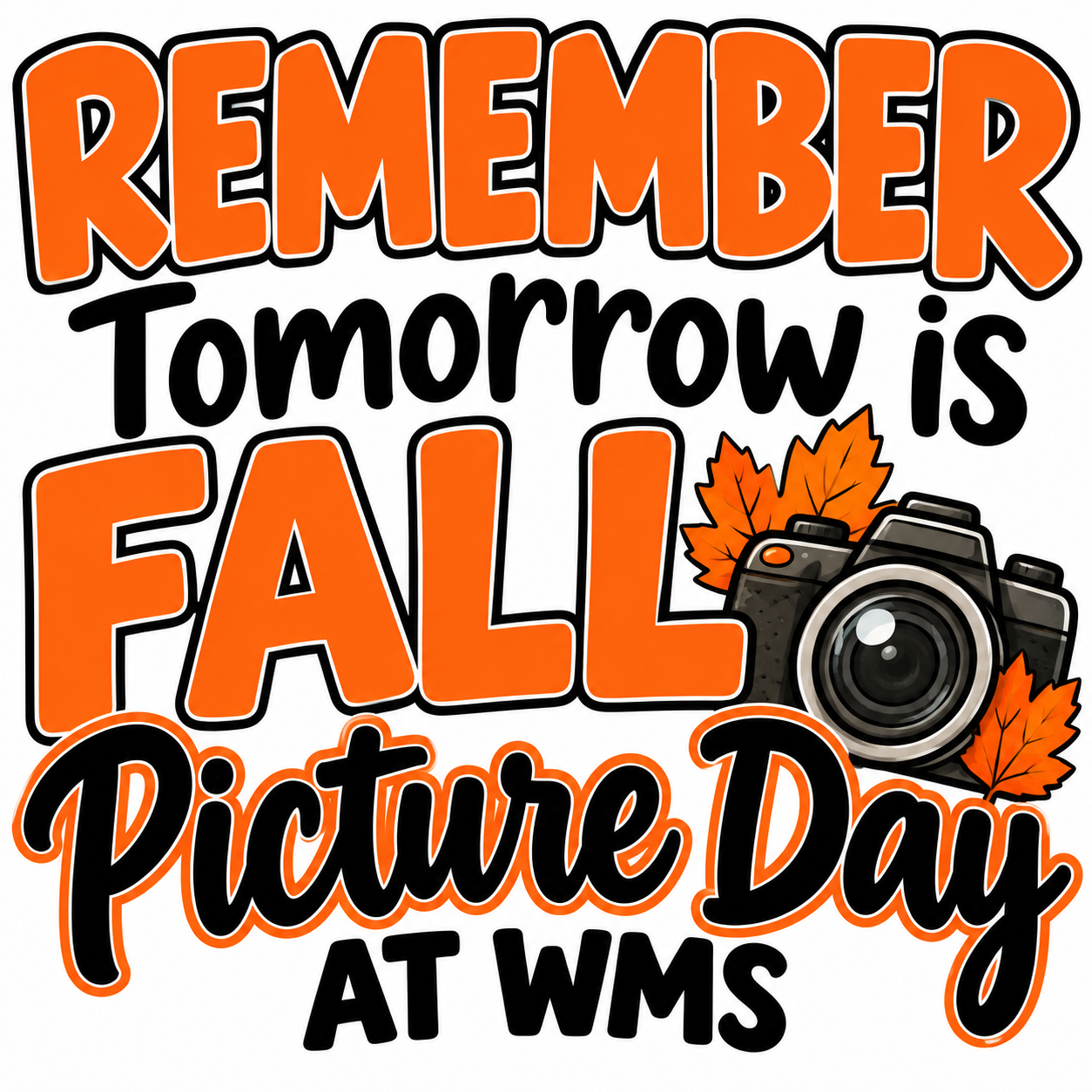 WMS: Tomorrow Picture Day