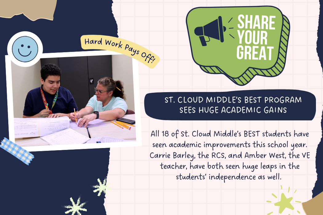 St. Cloud Middle’s BEST Program Sees Huge Academic Gains