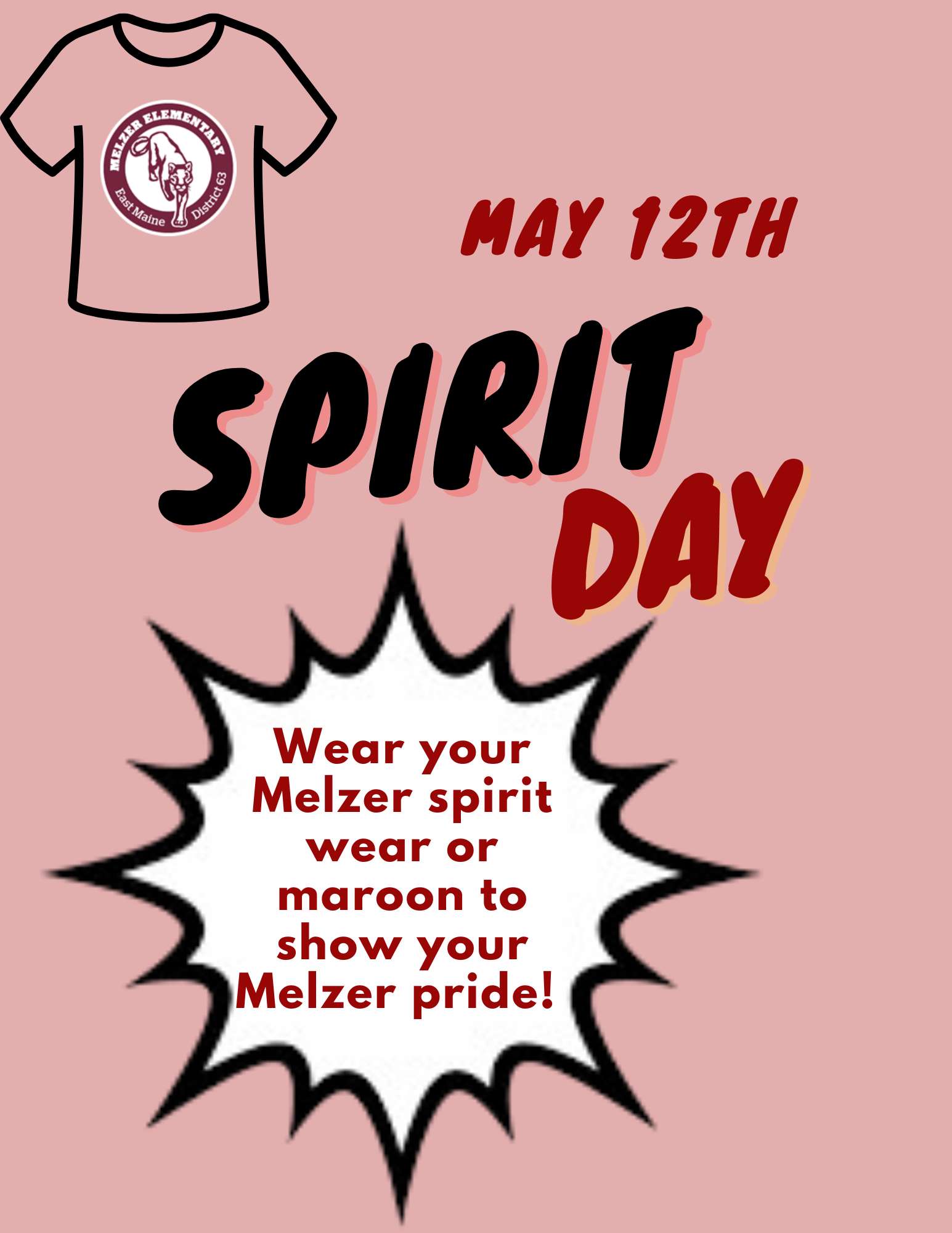 Spirit Day Tomorrow