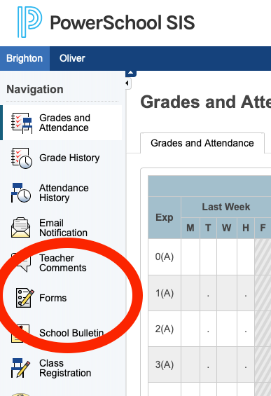 Annual PowerSchool Forms and Updates