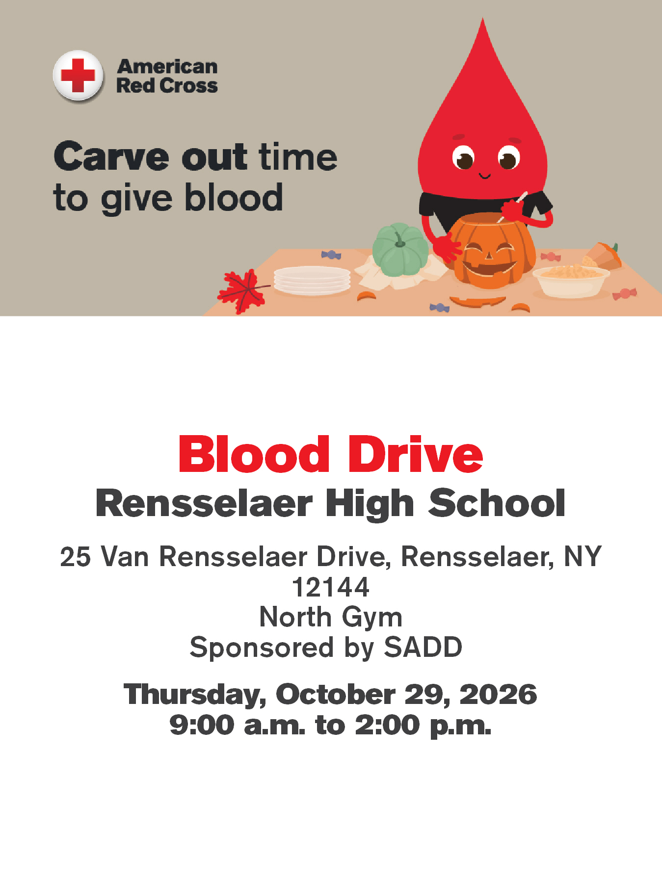 Red Cross Blood Drive on Thursday