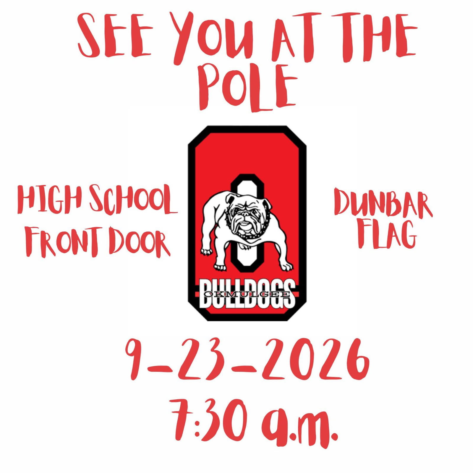 See You At The Pole - Wednesday 
