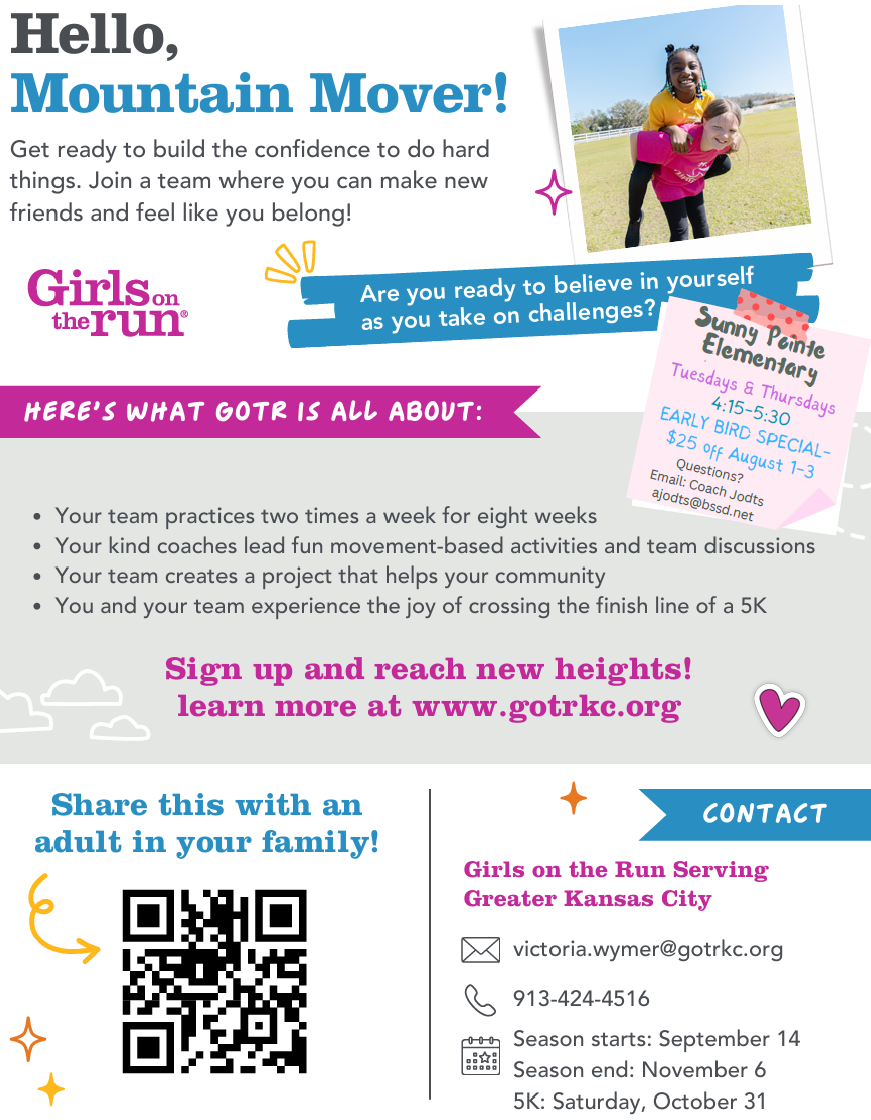🌟 Attention 3rd, 4th, and 5th Grade Girls!
