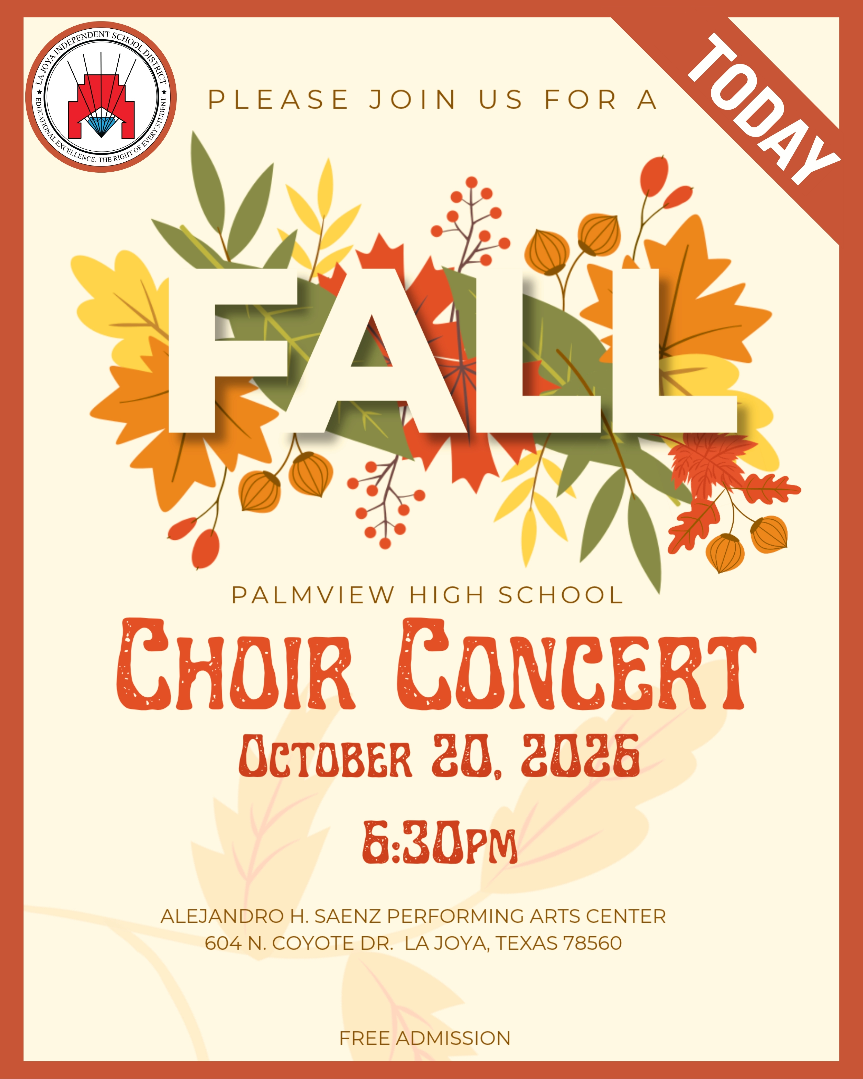🍂🎶 JOIN US TONIGHT! 🎤