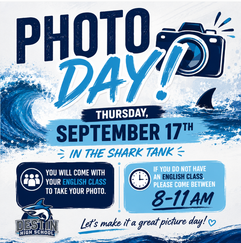 📸🦈 DESTIN HIGH SCHOOL PHOTO DAY! 🦈📸