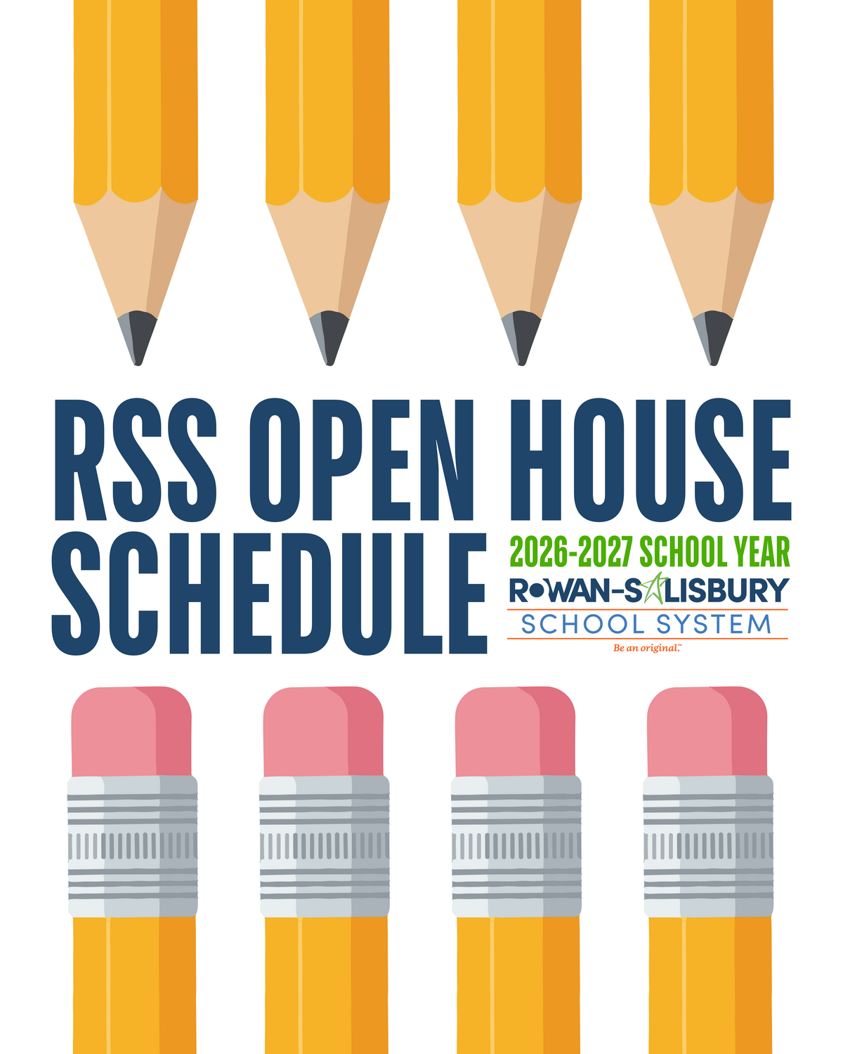 2026-2027 Open House Schedule!