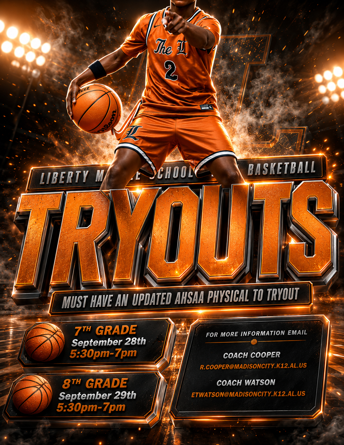 Boys Basketball Tryouts