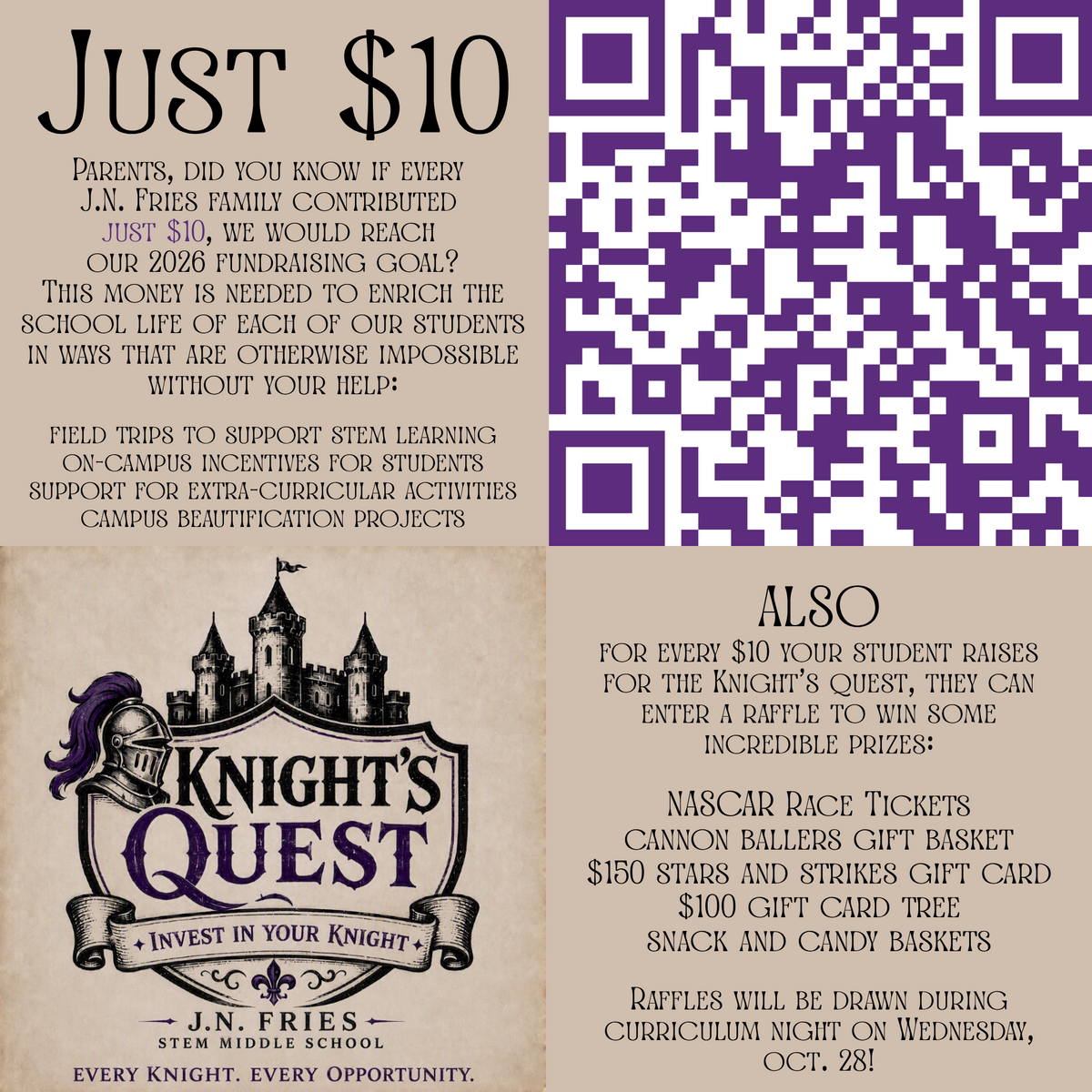Knights Quest Fundraiser