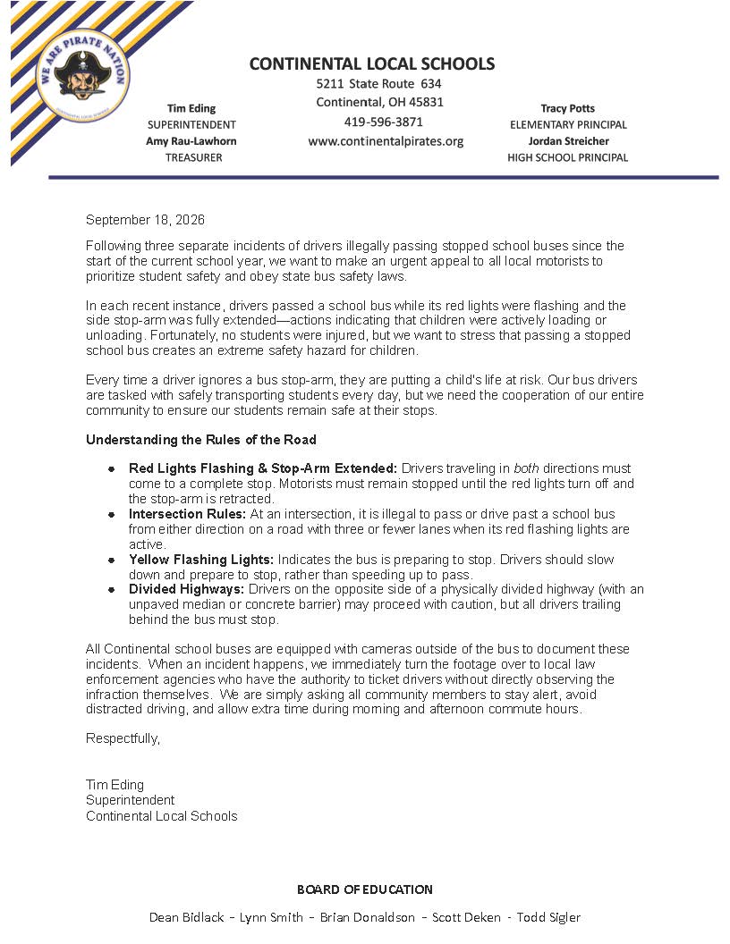 Bus Safety-PLEASE READ!