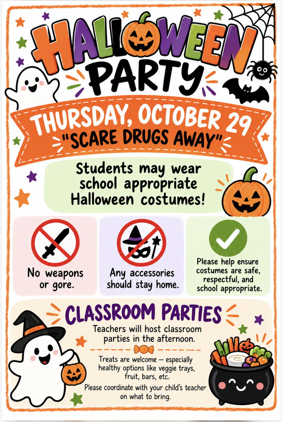 Thursday, October 29th - Fall Parties 