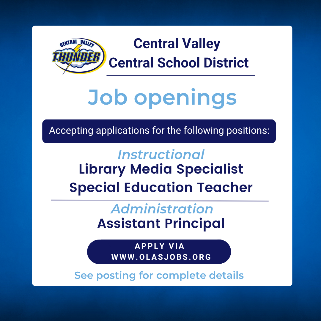 Now Hiring for Instructional & Administration Positions