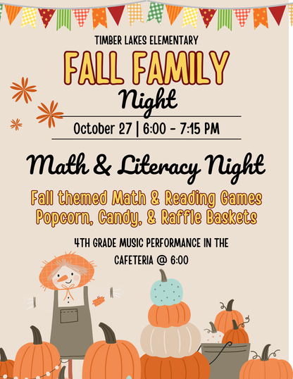 Fall Family Night and 4th-Grade Music Program