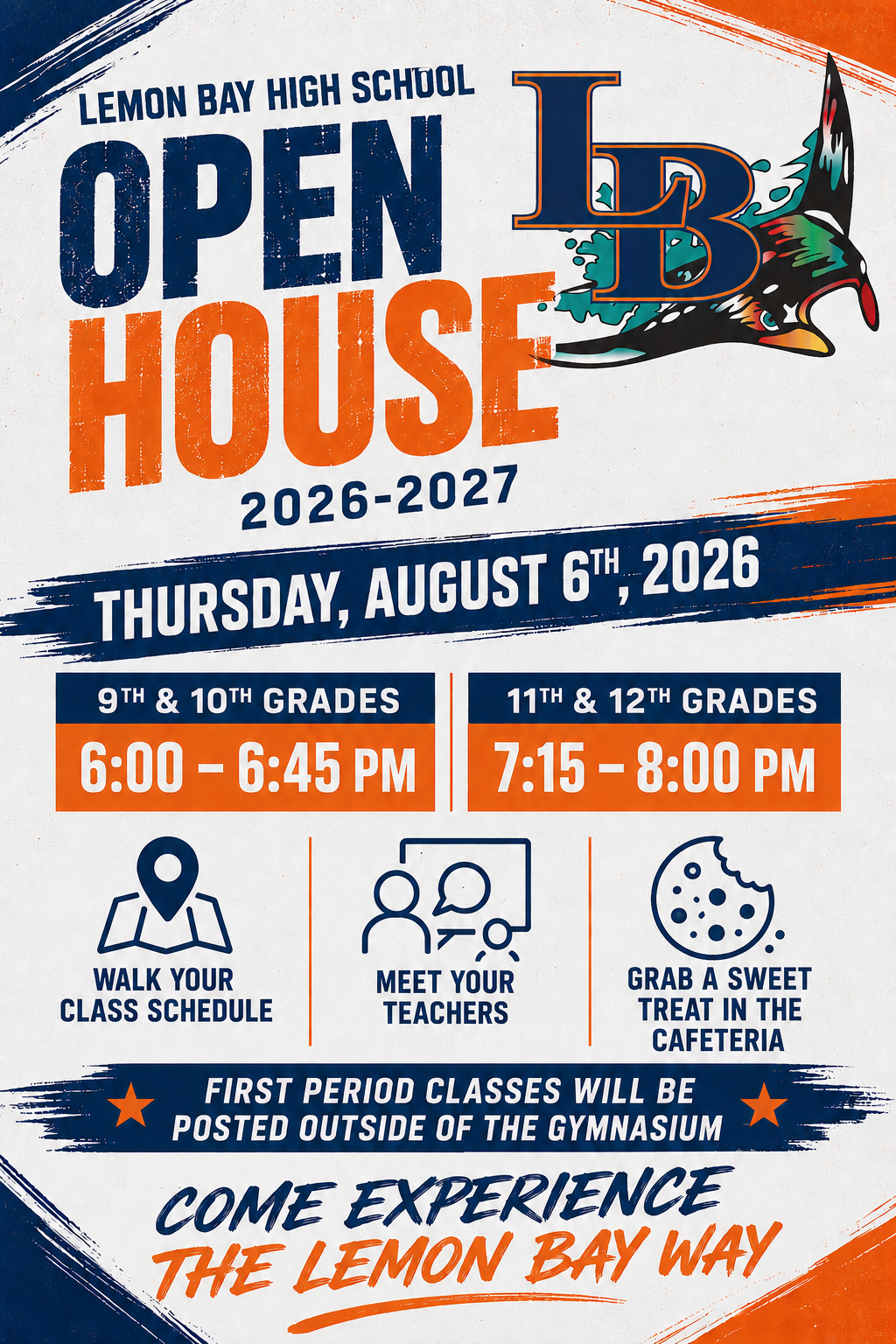 Welcome back Mantas! Mark your calendars for Open House!