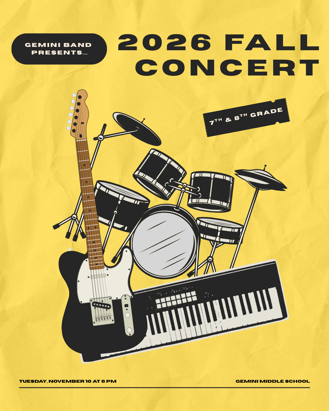 Gemini Fall Band Concert