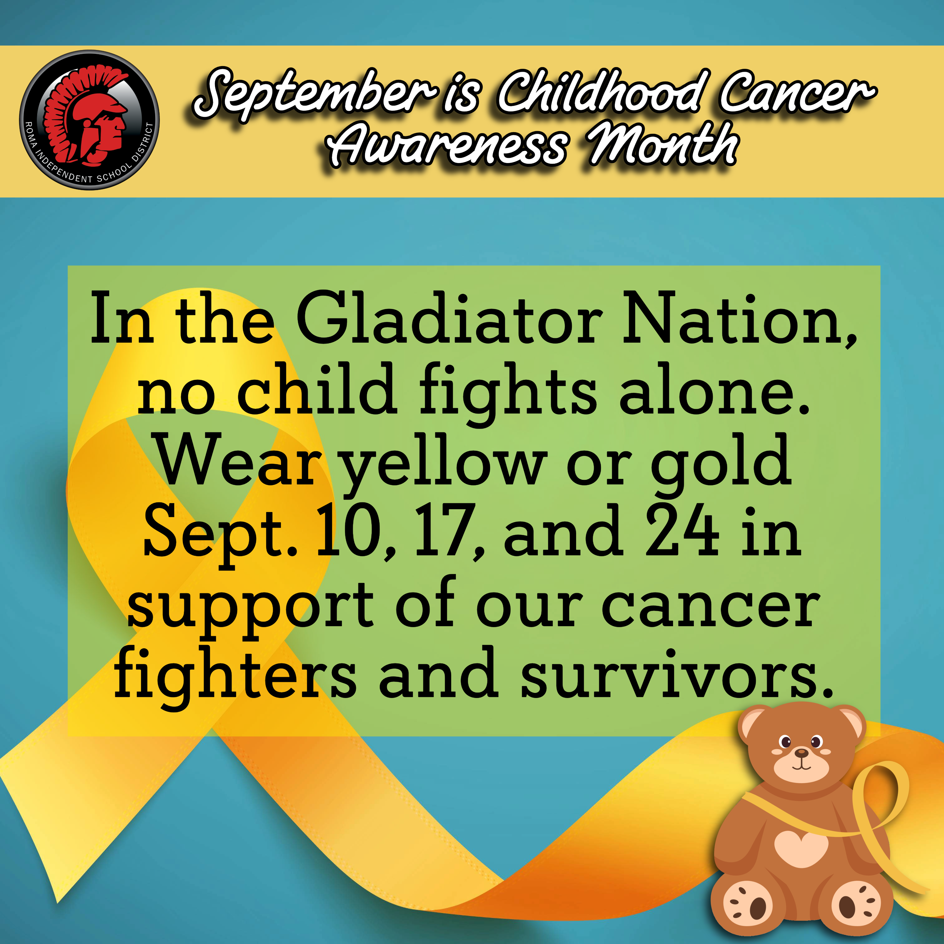 September Is Childhood Cancer Awareness Month