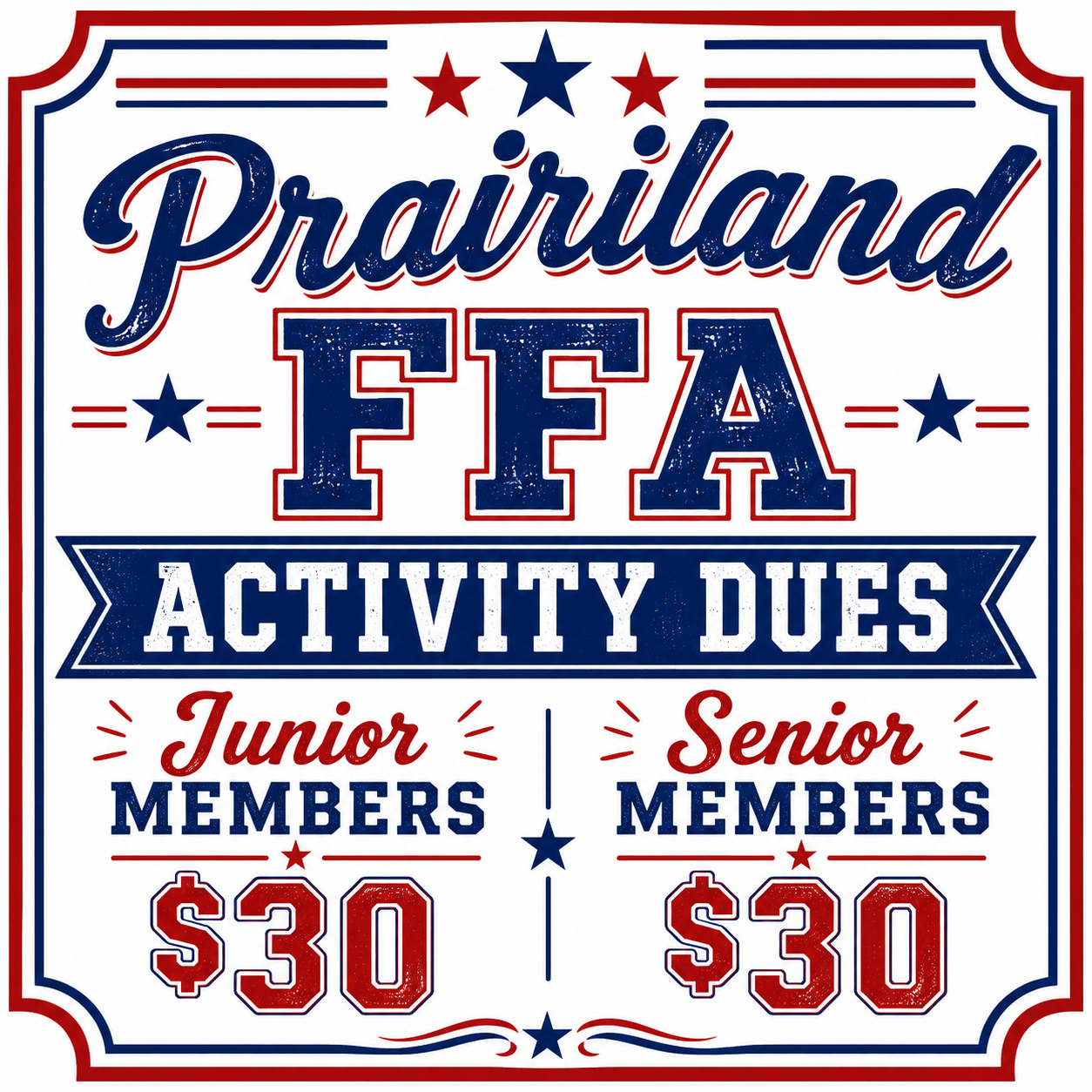 FFA Activity Dues