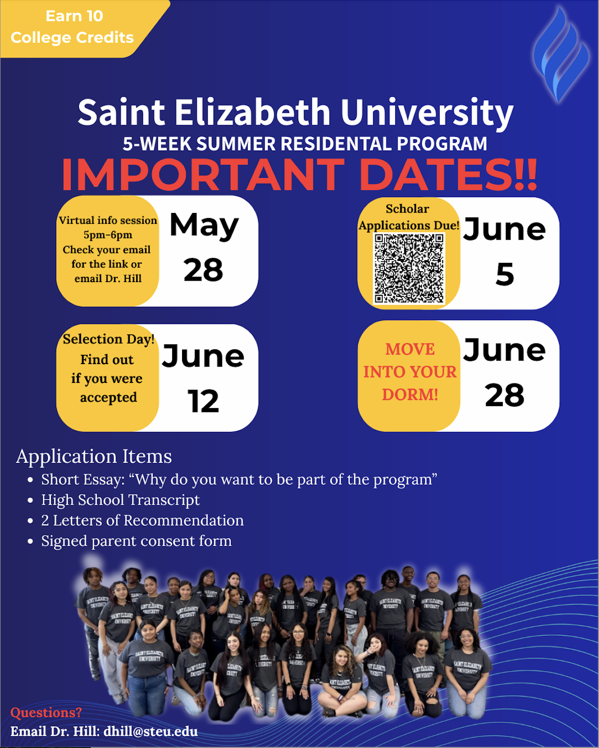 Saint Elizabeth University 5 - Week Summer Residential Program