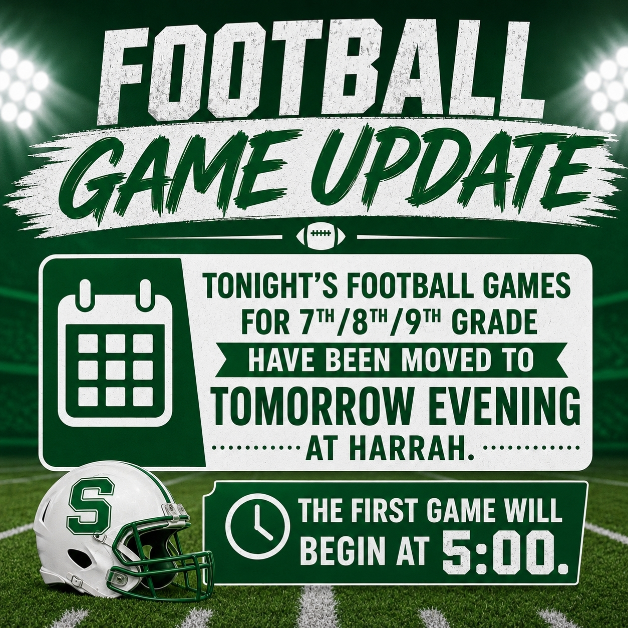 FOOTBALL UPDATE
