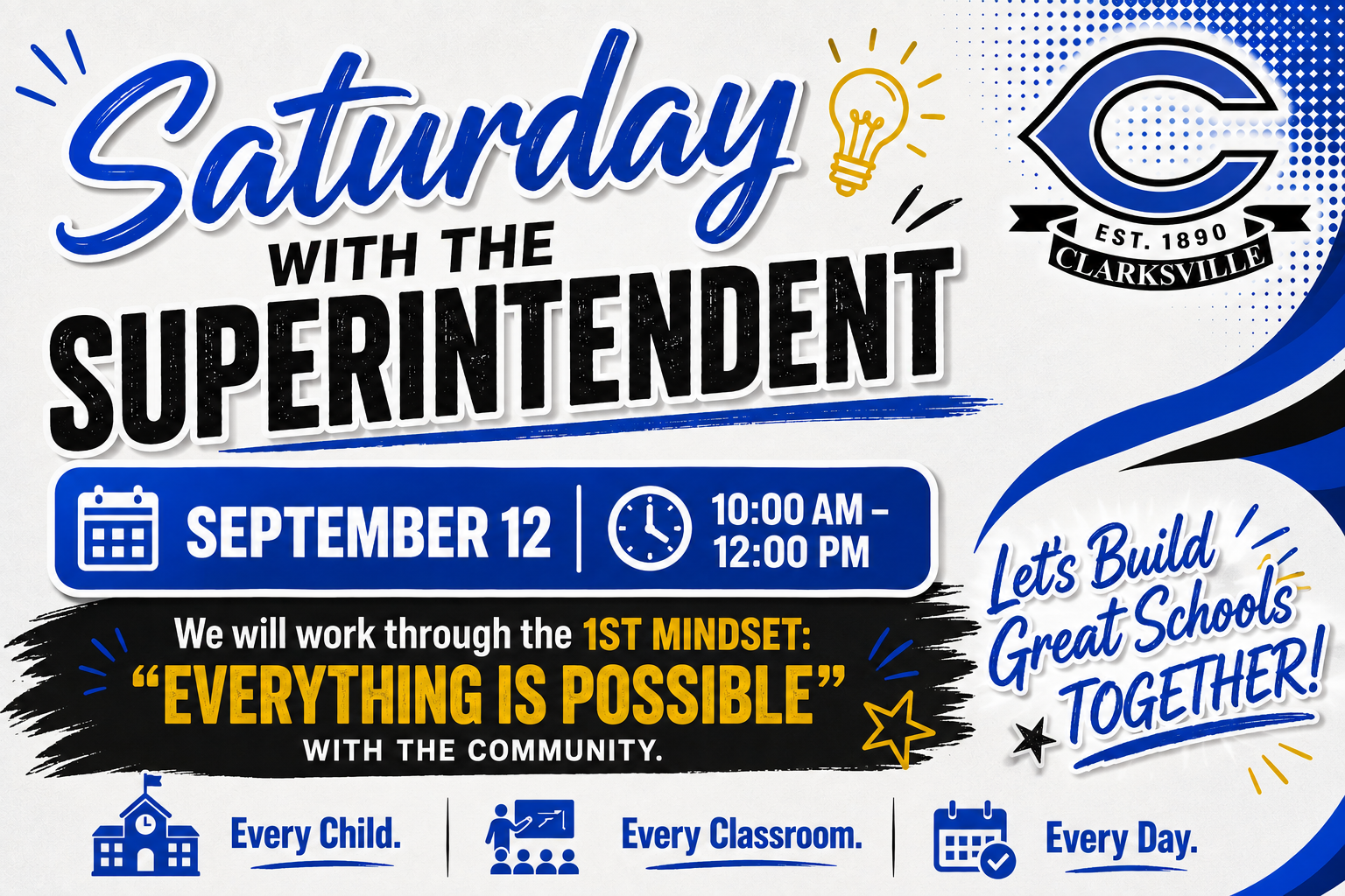 Saturday with the Superintendent